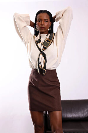 Kemik Bisiklet Yaka Kazak 