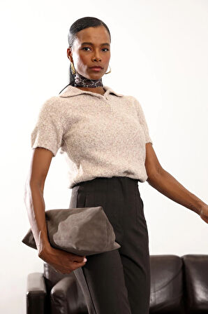 Vizon Polo Yaka Kısa Kol Triko 