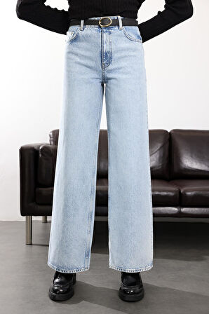 Buz Mavi Wide Leg Jean 