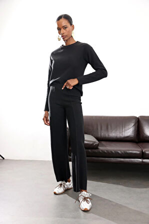 Siyah Bisiklet Yaka Takım 251002