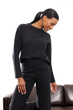 Siyah Bisiklet Yaka Takım 251002