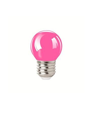 1W Gece Led Ampul Pembe Işık