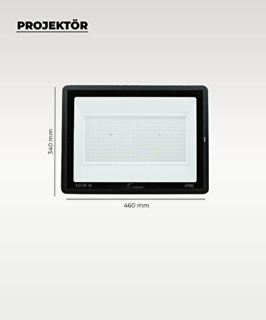400W Led Projektör 3200K Sarı Işık