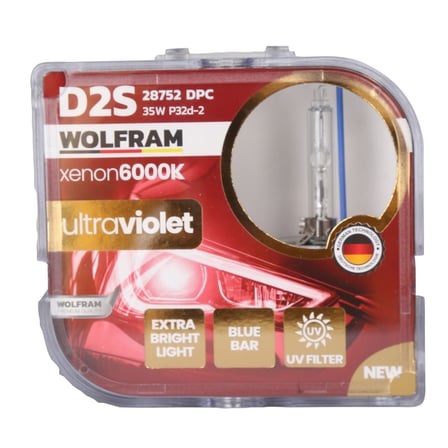 Wolfram 28752DPC D2S Xenon Ampul 6000K Ultraviolet Mavi Cam 12V 35W
