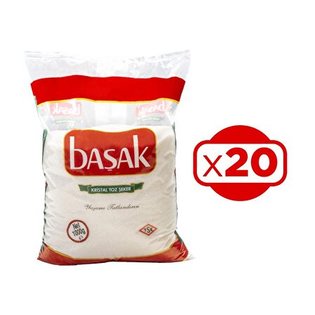 Başak Toz Şeker 1 Kg x 20 Adet