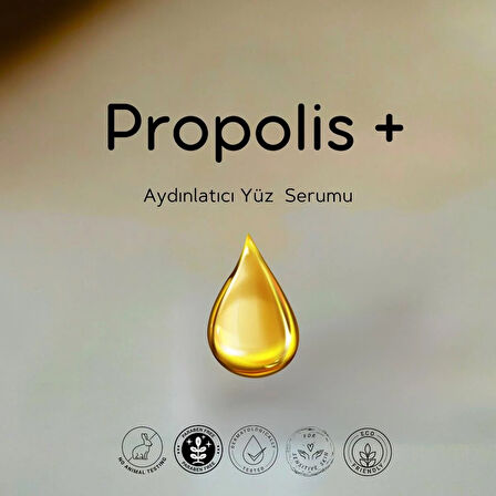 Propolis Aydınlatıcı Yüz Serumu 30ML