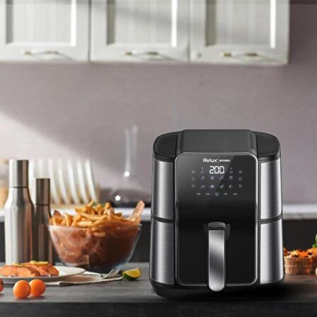 Relux RAF7000 7 lt Yağsız Airfryer Siyah - Gri