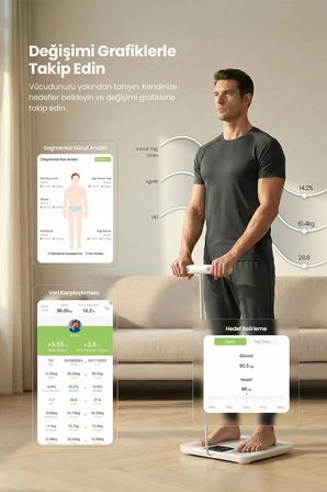 Relux RBS6000 Wellness InnerTrace Akıllı Vücut Analiz Tartısı