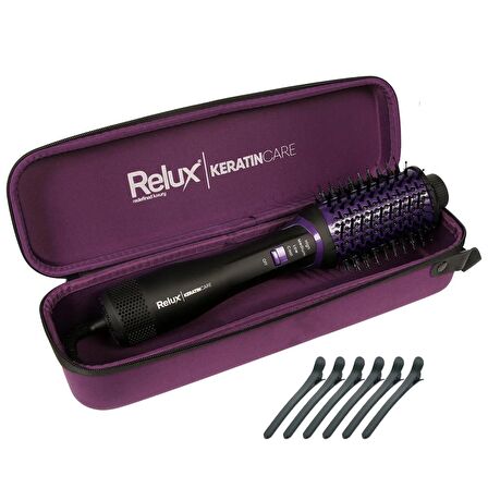 Relux AS8200P KeratinCare Üflemeli Şekillendirici Tarak