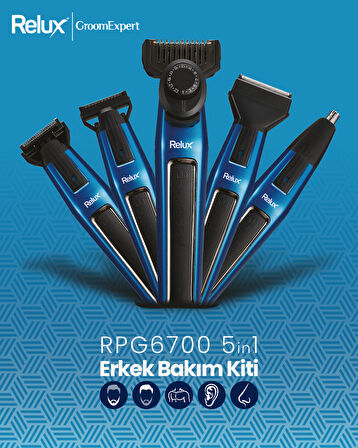 Relux RPG6700 5 İn 1 Erkek Bakım Kiti