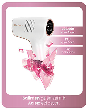 Relux IPL9650 SapphireCool PureCare 1.000.000 Atım IPL Lazer Epilasyon Cihazı