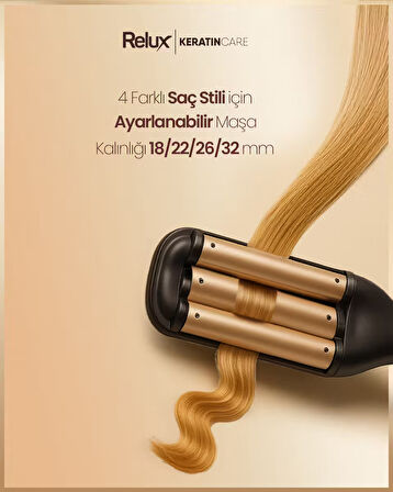 Relux RC9535 KeratinCare 4 Ayarlı  Wag Maşa