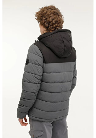 101438918 Lumberjack Ml Klaun 2Cmh2527-001 3Pr Antrasit Erkek Kısa Kaban Antrasit