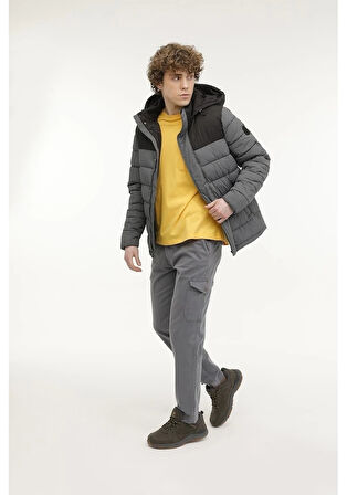 101438918 Lumberjack Ml Klaun 2Cmh2527-001 3Pr Antrasit Erkek Kısa Kaban Antrasit