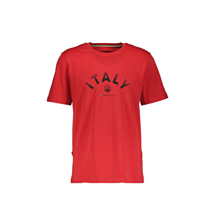 Erkek Kısa Kol T-Shirt ML AUSTIN 11SD1044 3PR KIRMIZI 