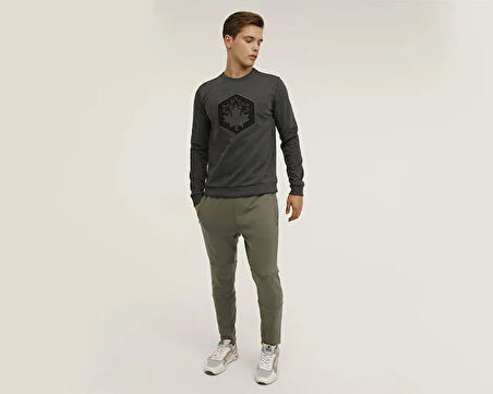 Lumberjack 3W Ml Aron 16Sd4001 3Pr Erkek Günlük Sweatshirts 101441456 Gri