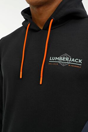 Lumberjack 3W ML MADRID-C 17TY605 3PR SİYAH Erkek Sweatshirt