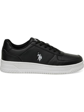 U.S.POLO ASSN.ROBERT 4FX SİYAH BEYAZ COMFORT CASUAL SPOR AYAKKABISI