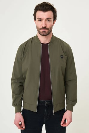 Mcr Düz Slim Fit Hakim Yaka Beli Lastikli Erkek Mont 39665.26Y