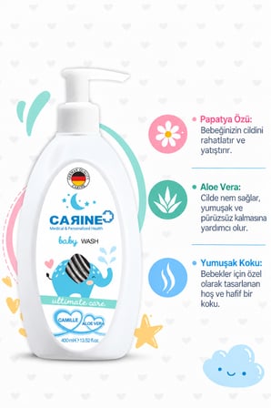 CARINE BEBEK VÜCUT ŞAMPUANI 400 ML