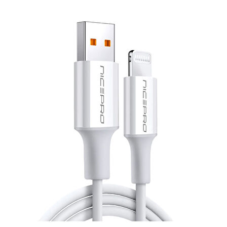 NPO UTL20 45W 2m TPE USB to Lightning Hızlı Şarj ve Data Kablosu