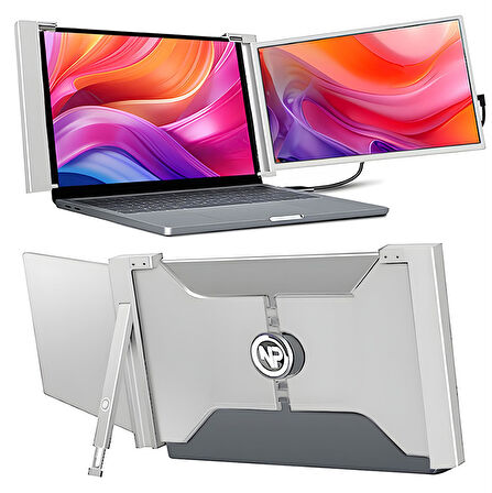 NPO NPM3 15.4" FHD 1080p IPS Type-C Taşınabilir Dizüstü Tek Monitör Çoklayıcı Notebook Monitör