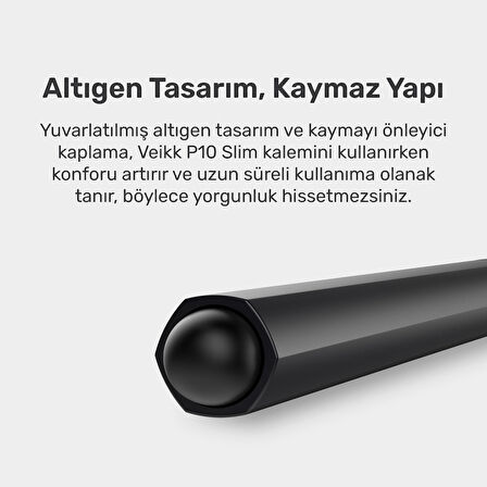 Veikk VK1600 Grafik Tableti İçin Pilsiz Pasif Kalem (Veikk P10)