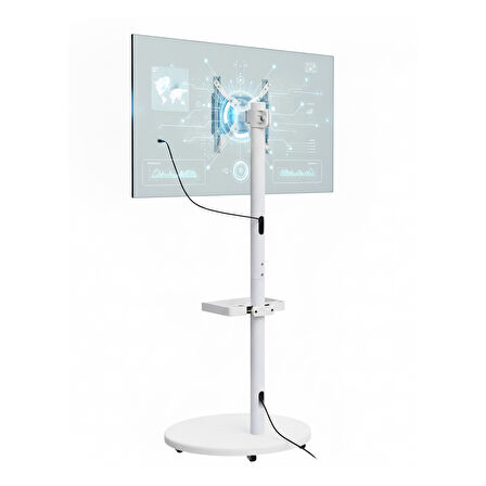 NPO STD3822TWE 17"- 43" VESA Tekerlekli Dikey/Yatay Dönebilen Mobil Monitör/TV Standı