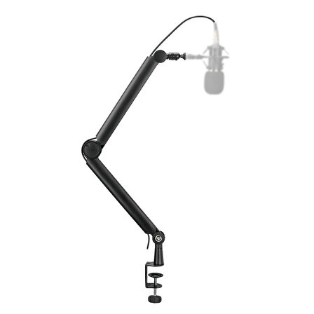 NPO STD131B Stüdyo Tasarım Kablo Yönetimli  Amortisörlü Profesyonel Yayıncı Mikrofon Kolu