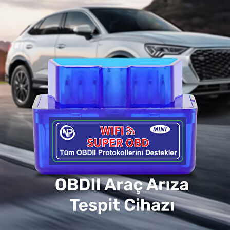 NPO NPC12 Türkçe OBDII/EOBD+CAN Modlu Araç Arıza Tespit/Silme Cihazı