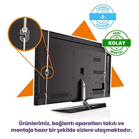 Bestomark Kristalize Panel Keysmart	KEY32L 4980 4M Tv Ekran Koruyucu Düz (Flat) Ekran