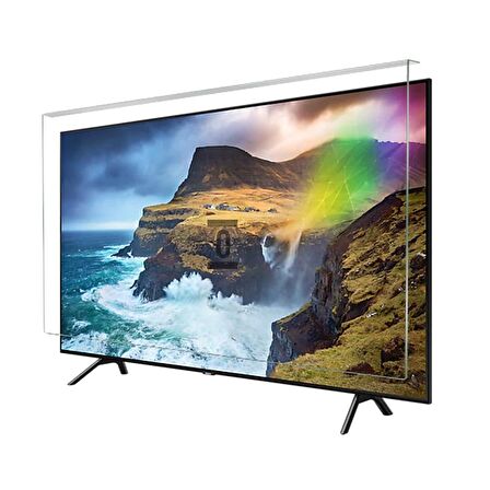 Bestomark Kristalize Panel LG 43UN73006LC Tv Ekran Koruyucu Düz (Flat) Ekran