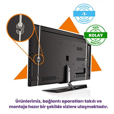 Bestomark Kristalize Panel Toshiba 49LL2A63DT Tv Ekran Koruyucu Düz (Flat) Ekran