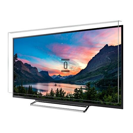 Bestomark Kristalize Panel Philips 50PFS5803 Tv Ekran Koruyucu Düz (Flat) Ekran
