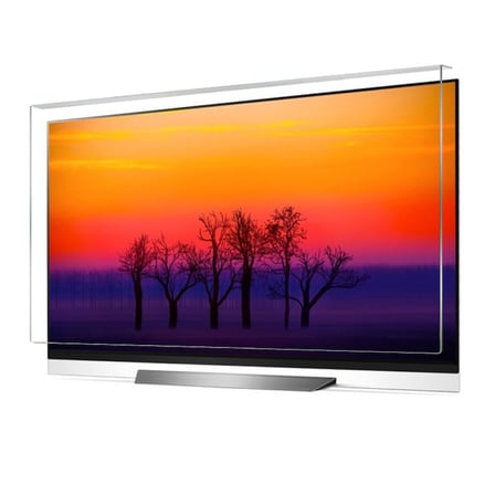 Bestomark Kristalize Panel Telefunken 65UB5050 Tv Ekran Koruyucu Düz (Flat) Ekran