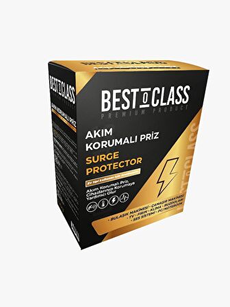 BESTOCLASS PREMİUM PRODUCT AKIM KORUMALI PRİZ