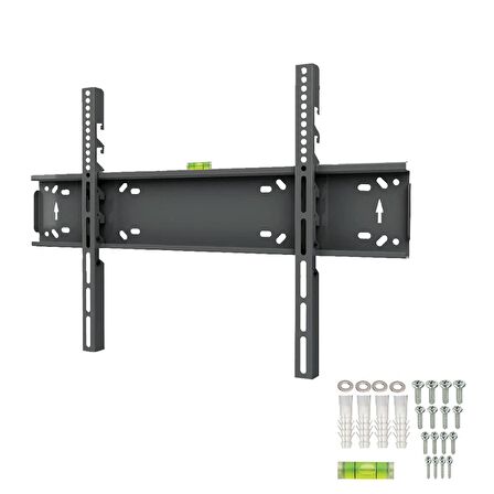 Bestoclass Premium Product Samsung 75BU8000  Sabit Duvar Tipi Tv Askı Aparatı ( Kademeli ve Aşağı,Yukarı,Yatay Hareket Özellikli)