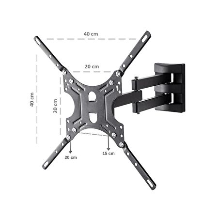Bestoclass Skytech ST-5090 Hareketli Tv Askı Aparatı