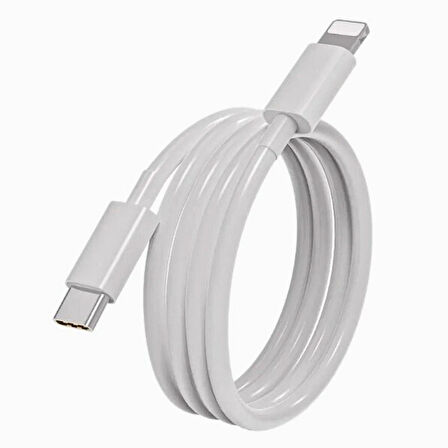 Apple Uyumlu 20W Şarj Adaptorü Type-C Başlık + Type C to Lightning Kablo- Yüksek Kalite - 20W Power Adapter