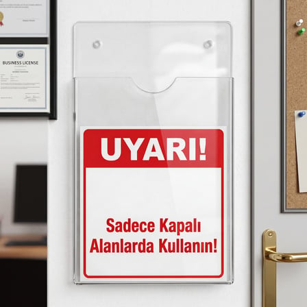 Bestoclass 10 Adet A4 Premium Duvar Organizeri Evrak & Belge Düzenleyici Föylük Ofis Okul ve Ev Kullanımı için Duvar Dosyalama Sistemi
