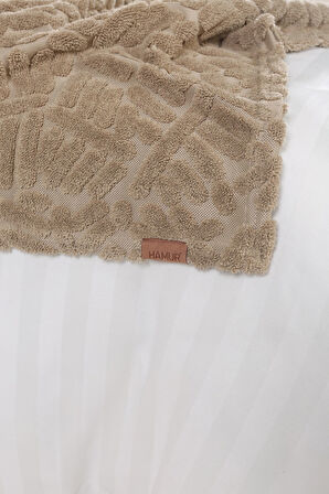 Jakarlı Yatak Runner Set Forest Natural