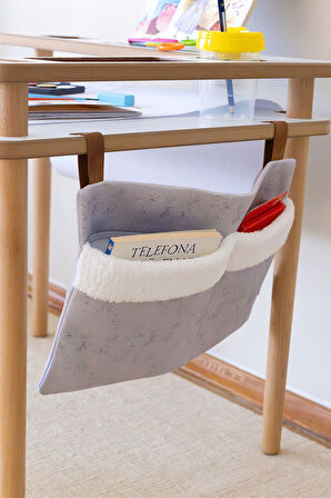 Bebek Askılı Organizer Solid Gri