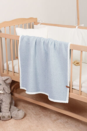 Pouf Bebek BATTANiYE 80x100 cm Alize Mavi