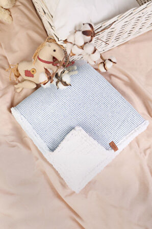 Pouf Bebek BATTANiYE 80x100 cm Alize Mavi