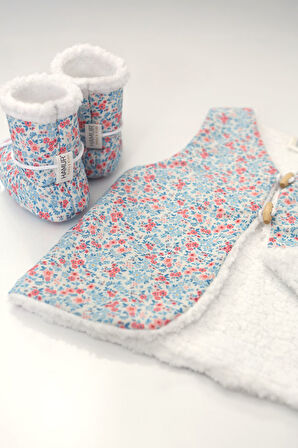 Bebek Yelek & Patik 6-12 Ay Loom Mavi