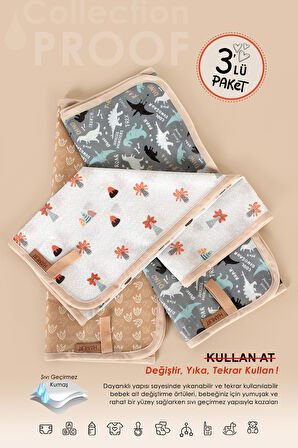 PROOF ALT AÇMA ÖRTÜSÜ 47x74 CM 3'LÜ BEJ GRUP