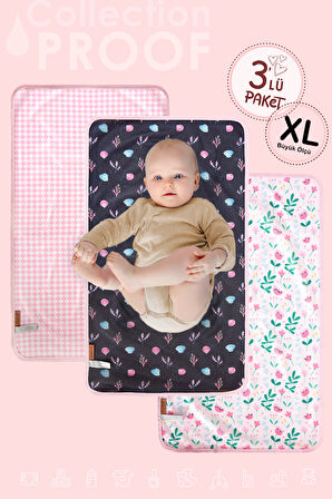 PROOF ALT AÇMA ÖRTÜSÜ 47x74 CM 3'LÜ PEMBE GRUP