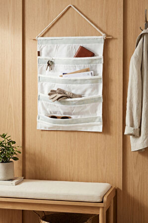 Duvar Kapı Askılık Organizer Solid Ç.Yeşili