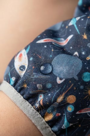Sıvı Geçirmez Lastikli Bebek Mama Beslenme Kolluğu Seti Çocuk Aktivite Etkinlik Kol Kılıfı Galaxy