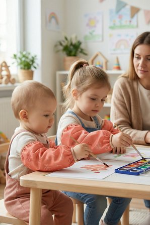 Sıvı Geçirmez Lastikli Bebek Mama Beslenme Kolluğu Seti Çocuk Aktivite Etkinlik Kol Kılıfı Love
